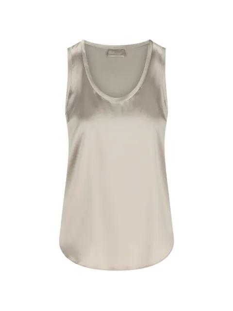 scoop-neck tank top by BRUNELLO CUCINELLI