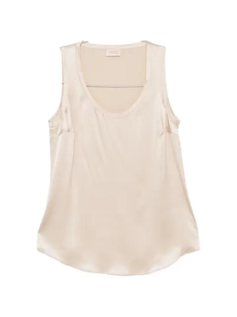 scoop-neck top by BRUNELLO CUCINELLI