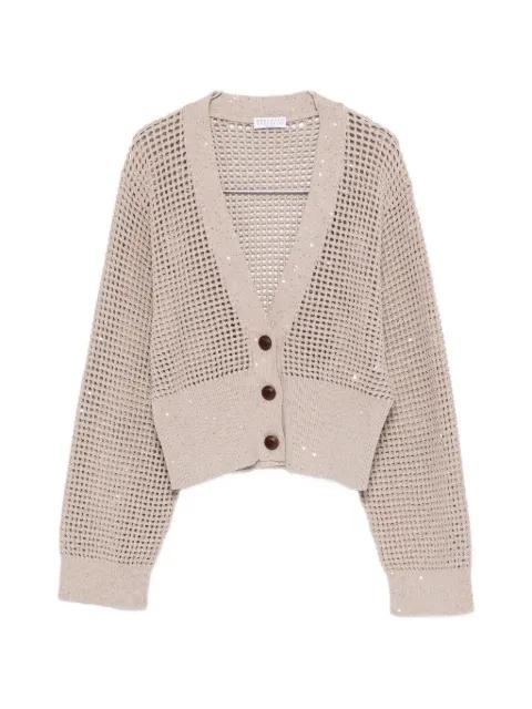 sequin-embellished cardigan by BRUNELLO CUCINELLI