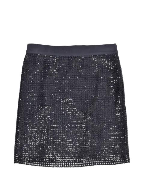 sequin-embellished mini skirt by BRUNELLO CUCINELLI
