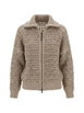 sequin-embellished open-knit cardigan by BRUNELLO CUCINELLI