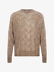 sequin-embellished open-knit sweater by BRUNELLO CUCINELLI