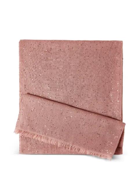 sequin-embellished scarf by BRUNELLO CUCINELLI