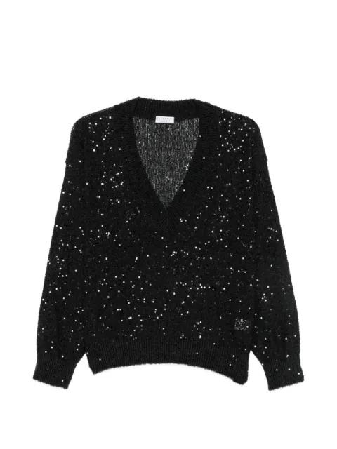 sequin-embellished sweater by BRUNELLO CUCINELLI