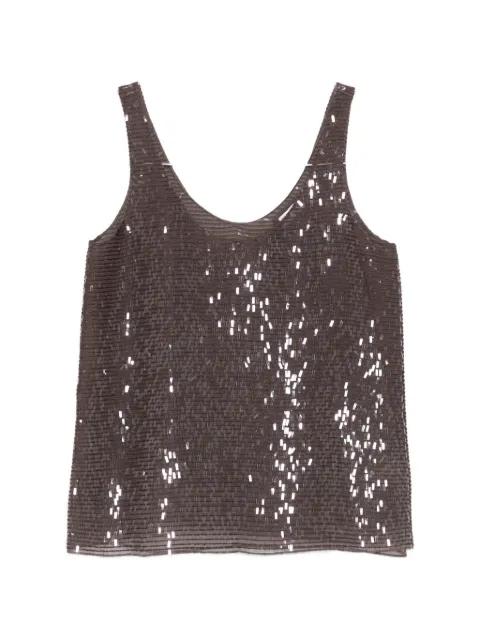 sequin-embellished top by BRUNELLO CUCINELLI