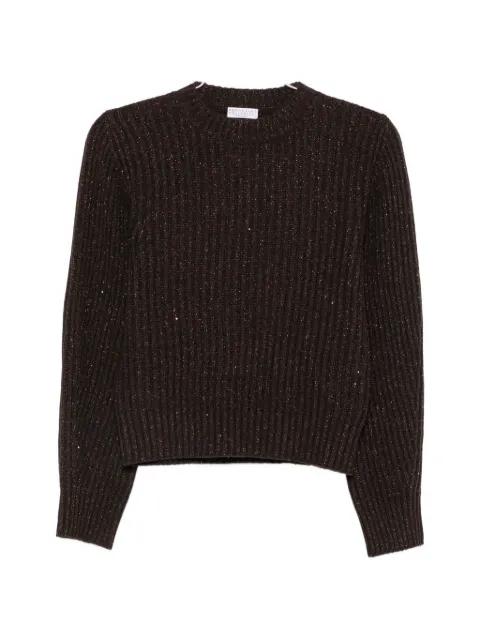 sequin-embellishment sweater by BRUNELLO CUCINELLI