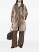 shearling-trim reversible jacket by BRUNELLO CUCINELLI