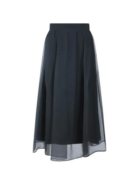 sheer silk skirt by BRUNELLO CUCINELLI