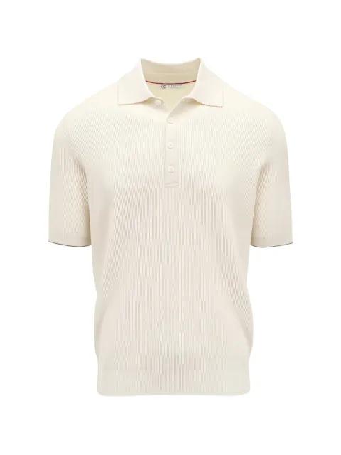 short-sleeve buttoned polo shirt by BRUNELLO CUCINELLI