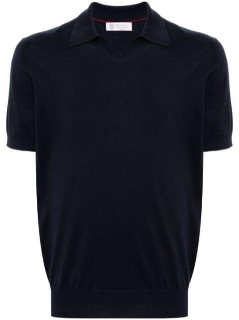 short-sleeve cotton polo shirt by BRUNELLO CUCINELLI
