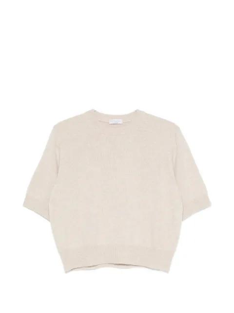 short-sleeve sweater by BRUNELLO CUCINELLI