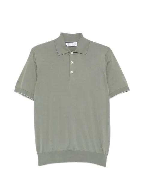 short-sleeved buttoned polo shirt by BRUNELLO CUCINELLI