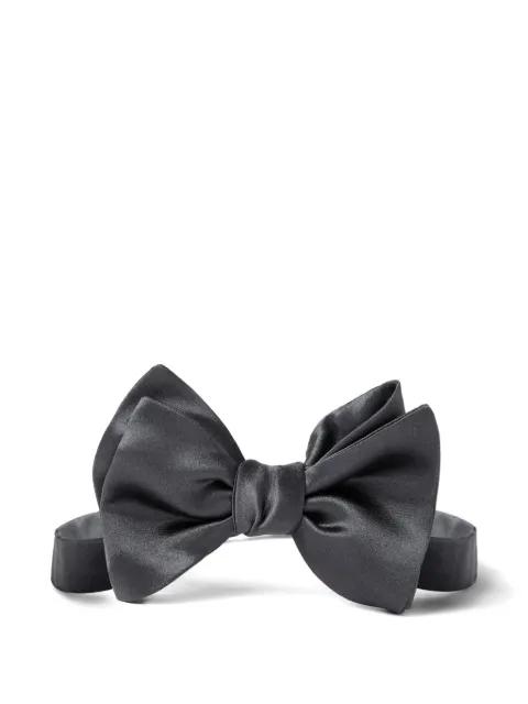 silk-cotton blend bow tie by BRUNELLO CUCINELLI