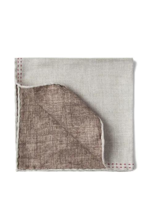 silk pocket square by BRUNELLO CUCINELLI