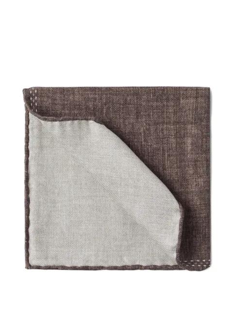 silk pocket square by BRUNELLO CUCINELLI