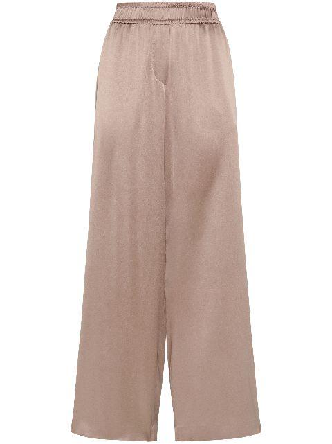 silk-satin trousers by BRUNELLO CUCINELLI