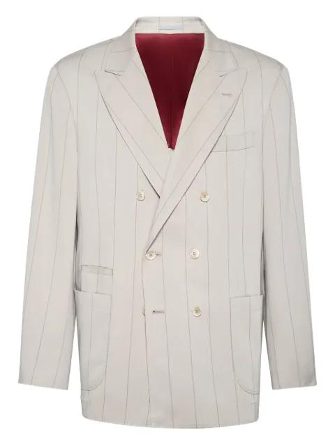 silk-twill blazer by BRUNELLO CUCINELLI