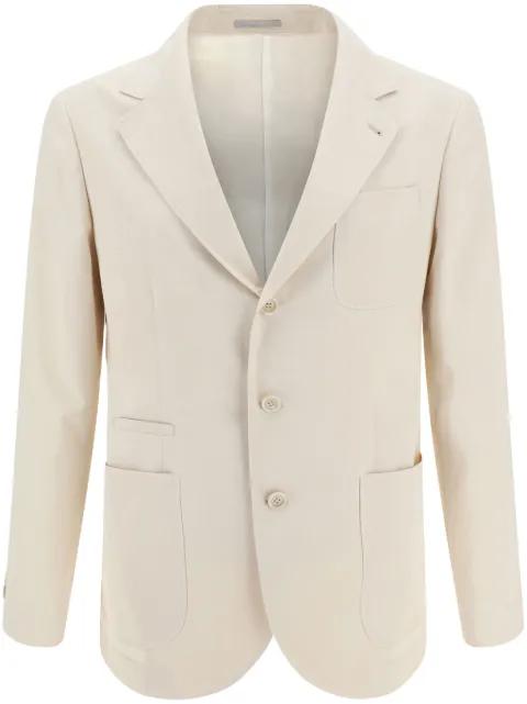 single-breasted blazer by BRUNELLO CUCINELLI