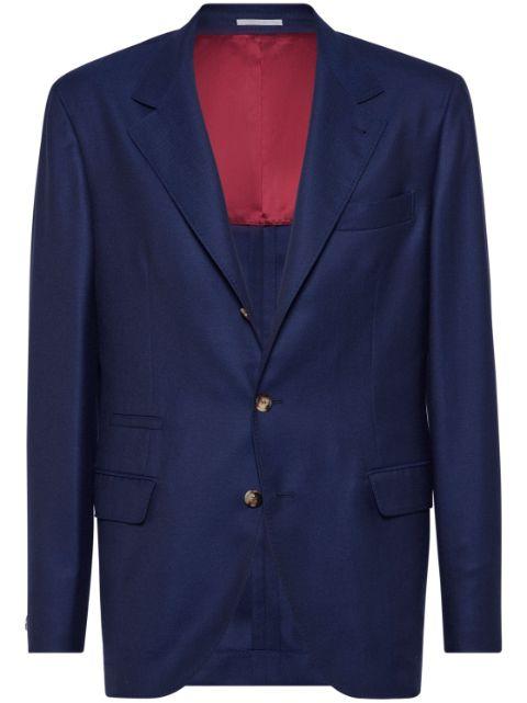 single-breasted blazer by BRUNELLO CUCINELLI