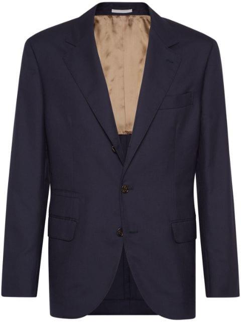 single-breasted cashmere blazer by BRUNELLO CUCINELLI