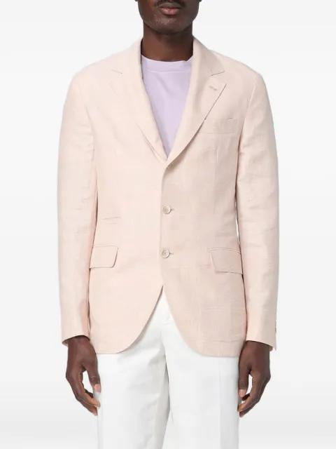 single-breasted notch-lapel blazer by BRUNELLO CUCINELLI