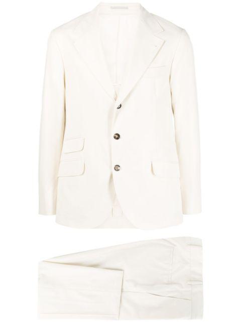 single-breasted suit by BRUNELLO CUCINELLI