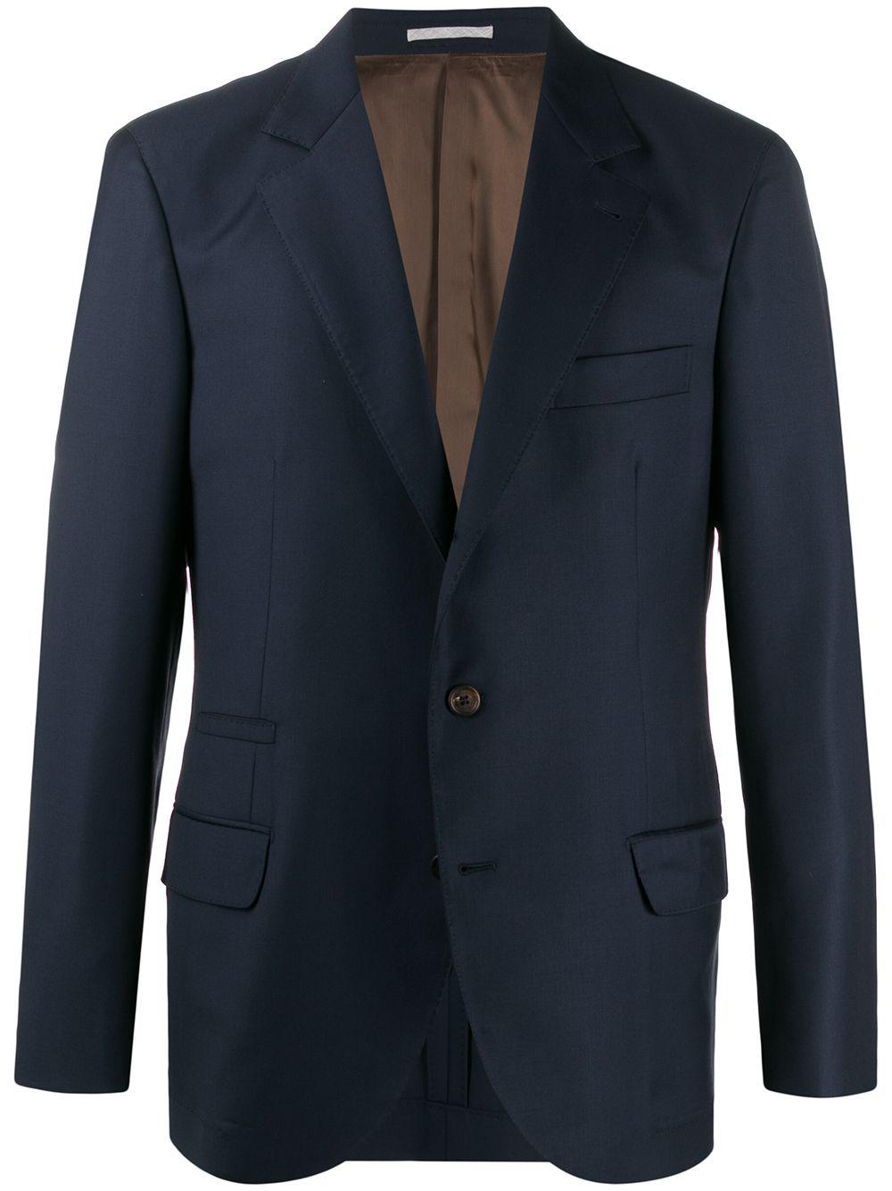 single-breasted tailored blazer by BRUNELLO CUCINELLI