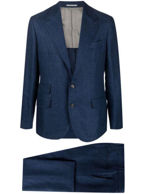 single-breasted two-piece suit by BRUNELLO CUCINELLI