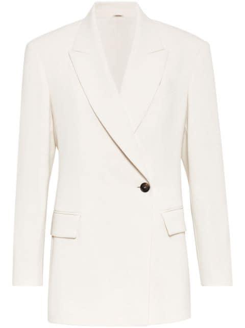 single-button blazer by BRUNELLO CUCINELLI
