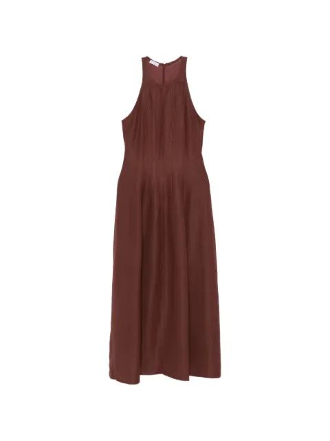 sleeveless panelled midi dress by BRUNELLO CUCINELLI