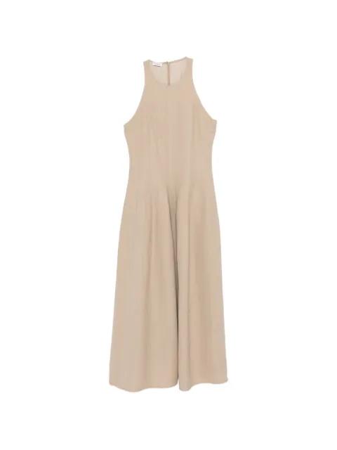 sleeveless panelled midi dress by BRUNELLO CUCINELLI