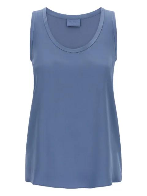 sleeveless satin top by BRUNELLO CUCINELLI