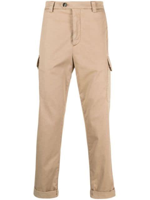 slim cargo trousers by BRUNELLO CUCINELLI
