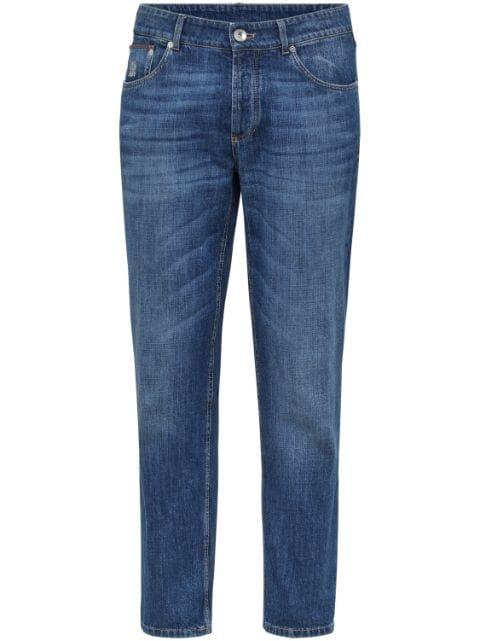 slim-cut mid-rise jeans by BRUNELLO CUCINELLI