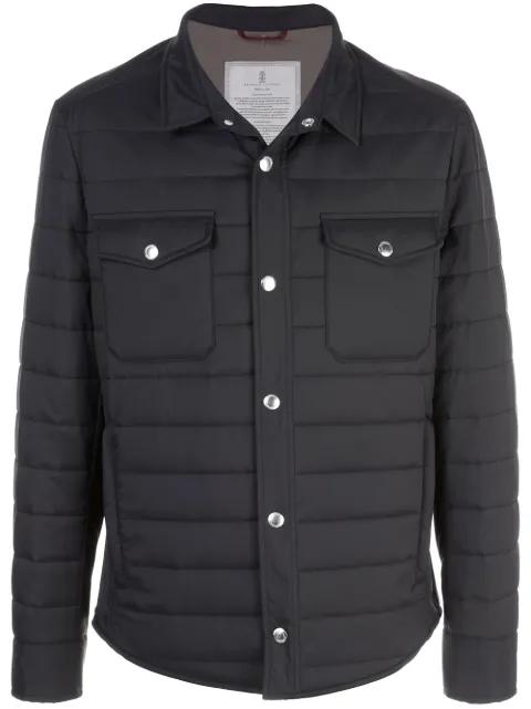 slim-fit padded jacket by BRUNELLO CUCINELLI