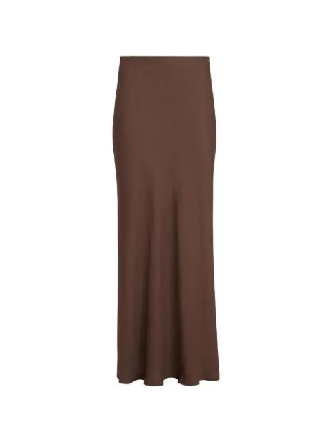 slit-detail maxi skirt by BRUNELLO CUCINELLI