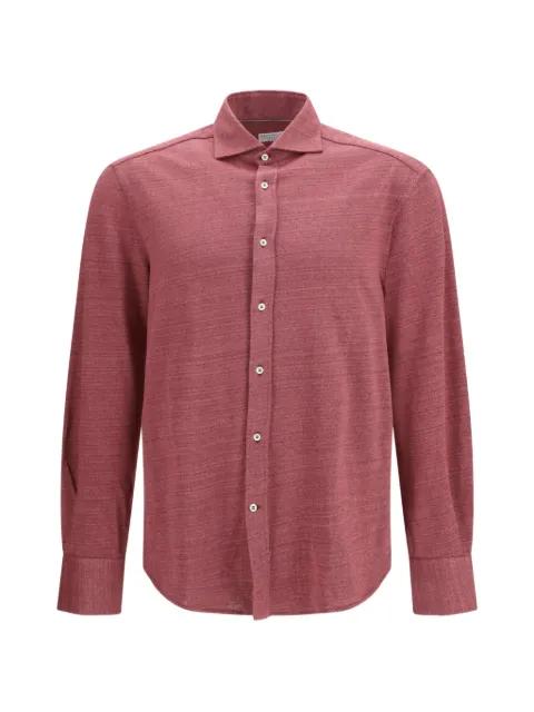 slub-texture shirt by BRUNELLO CUCINELLI