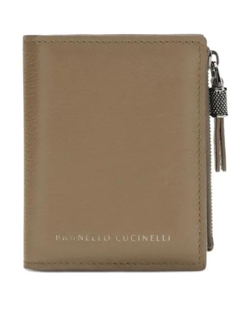 small zip-pocket leather wallet by BRUNELLO CUCINELLI