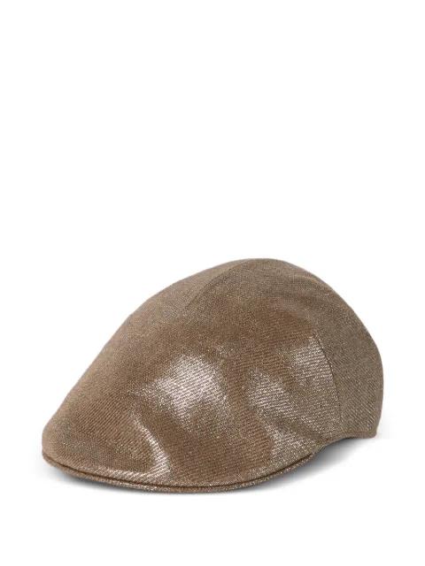 sparkling linen beret by BRUNELLO CUCINELLI