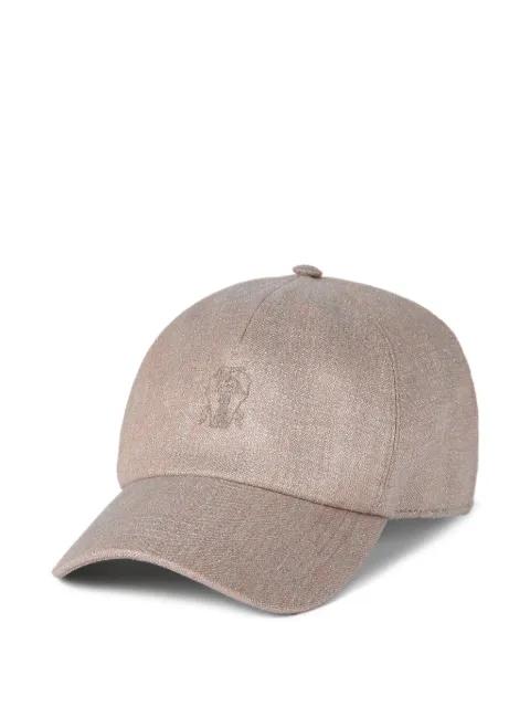 sparkling-logo baseball cap by BRUNELLO CUCINELLI