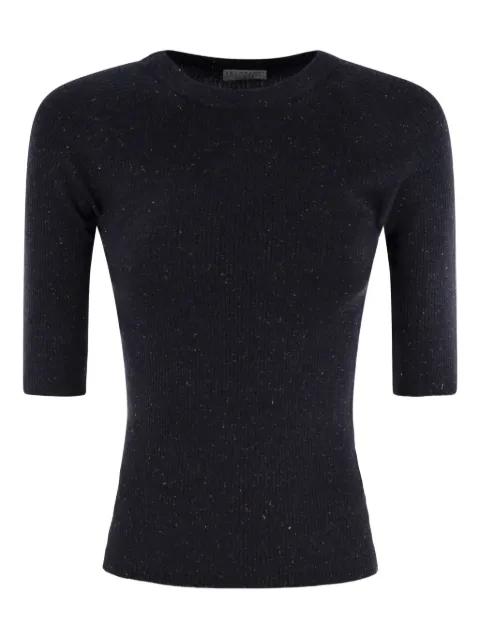speckled-knit top by BRUNELLO CUCINELLI