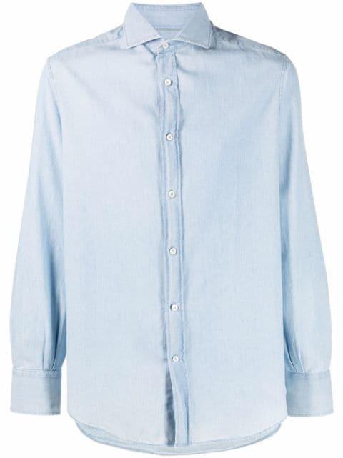 spread-collar shirt by BRUNELLO CUCINELLI
