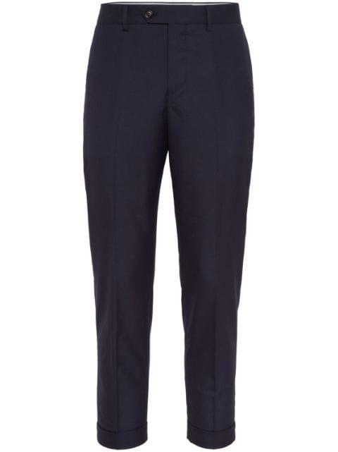 straight-leg cashmere trousers by BRUNELLO CUCINELLI