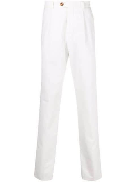 straight-leg chino trousers by BRUNELLO CUCINELLI