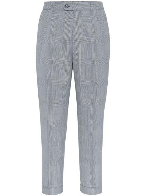 straight-leg wool trousers by BRUNELLO CUCINELLI