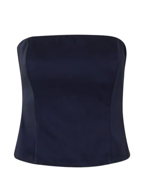 strapless top by BRUNELLO CUCINELLI