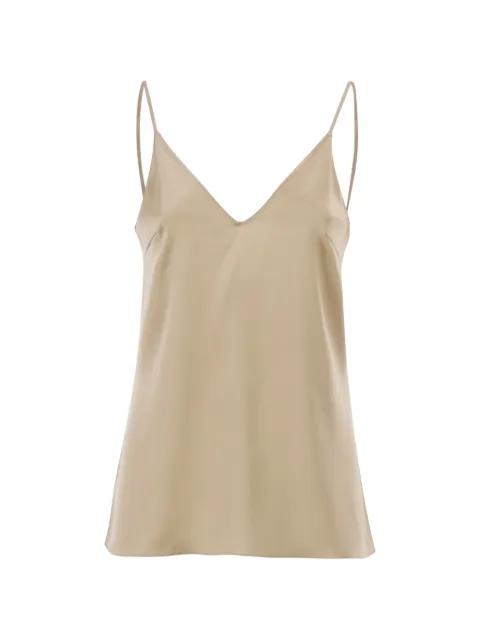 stretch V-neck top by BRUNELLO CUCINELLI