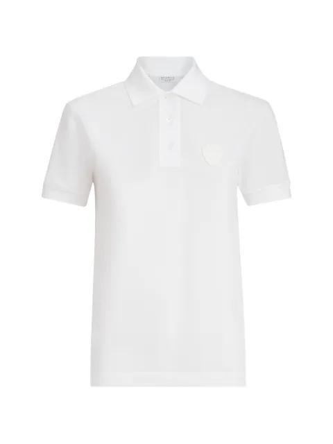 stretch cotton piqué polo shirt with logo by BRUNELLO CUCINELLI