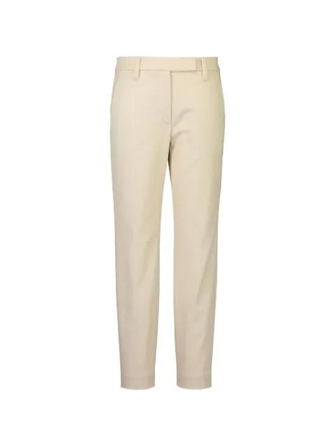 stretch-design tab-waist tailored trousers by BRUNELLO CUCINELLI
