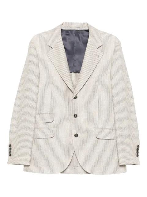 stripe-pattern blazer by BRUNELLO CUCINELLI
